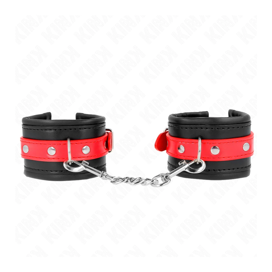 KINK - RESISTENZA DA POLSO NERA CON CINTURA ROSSA REGOLABILE 17-28 CM X 6 CM
